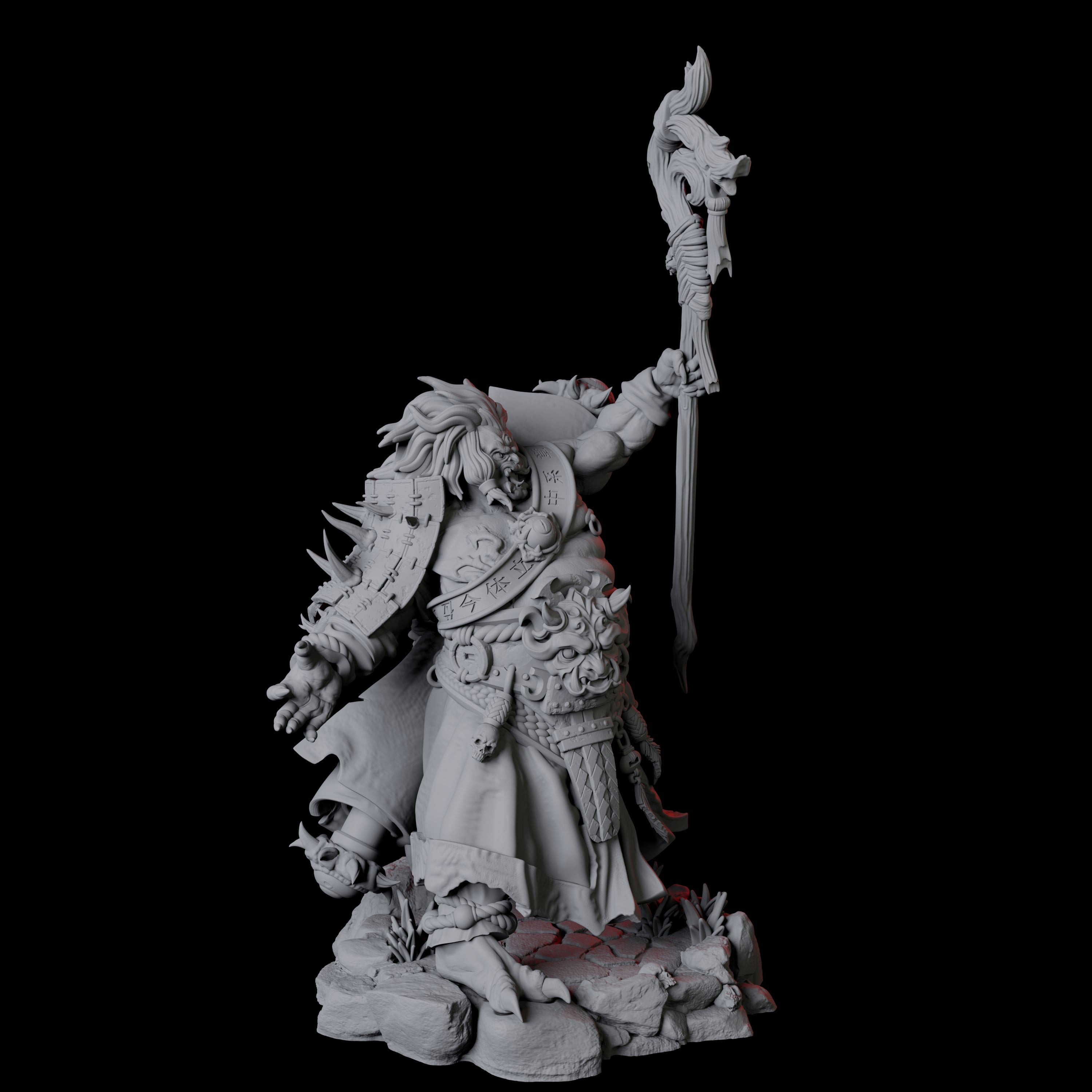 Towering Oni Demon A Miniature for Dungeons and Dragons, Pathfinder or other TTRPGs