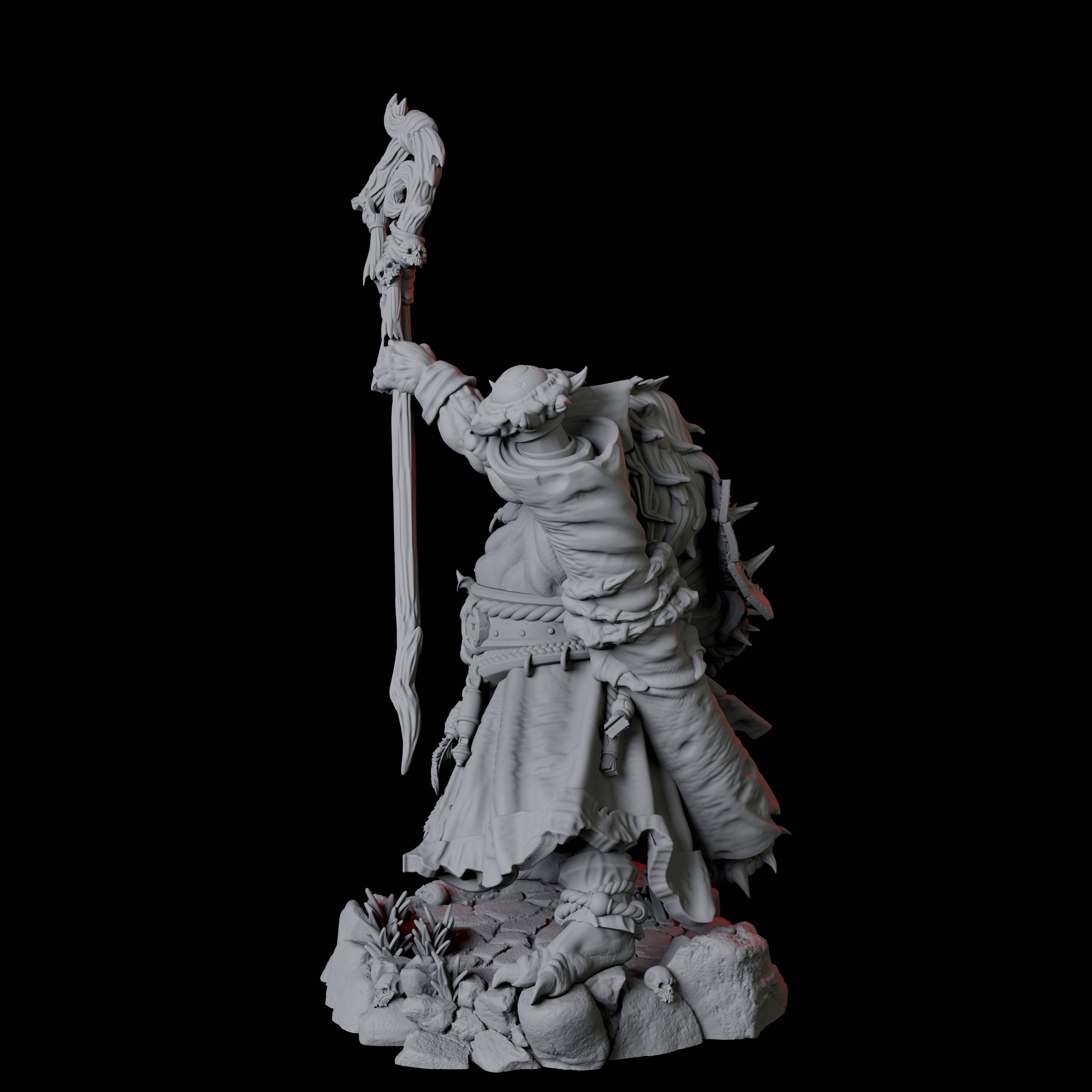 Towering Oni Demon A Miniature for Dungeons and Dragons, Pathfinder or other TTRPGs