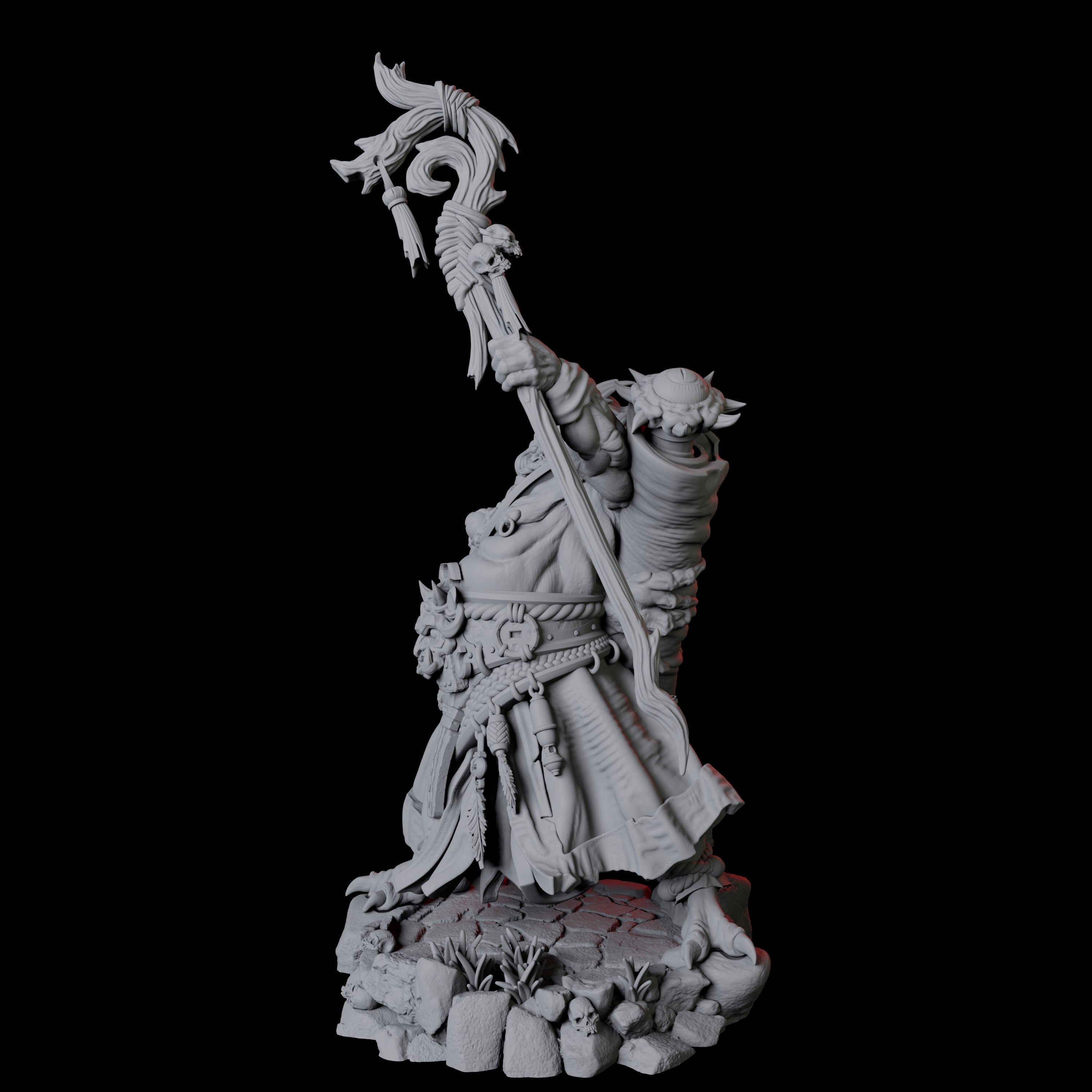 Towering Oni Demon A Miniature for Dungeons and Dragons, Pathfinder or other TTRPGs