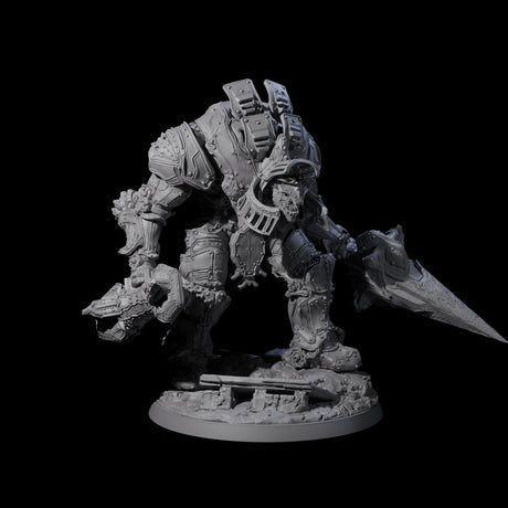 Towering Warforged Devastator Miniature for Dungeons and Dragons, Pathfinder or other TTRPGs