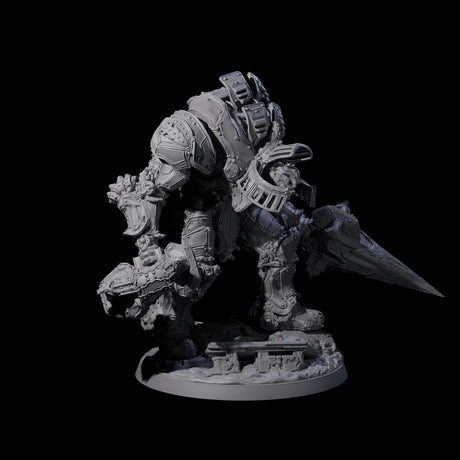 Towering Warforged Devastator Miniature for Dungeons and Dragons, Pathfinder or other TTRPGs