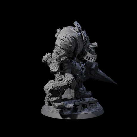 Towering Warforged Devastator Miniature for Dungeons and Dragons, Pathfinder or other TTRPGs