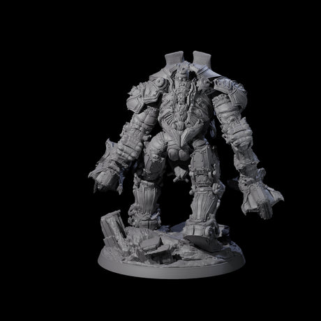 Towering Warforged Devastator Miniature for Dungeons and Dragons, Pathfinder or other TTRPGs