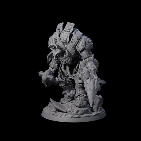 Towering Warforged Devastator Miniature for Dungeons and Dragons, Pathfinder or other TTRPGs