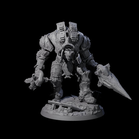 Towering Warforged Devastator Miniature for Dungeons and Dragons, Pathfinder or other TTRPGs