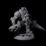 Towering Warforged Devastator Miniature for Dungeons and Dragons, Pathfinder or other TTRPGs
