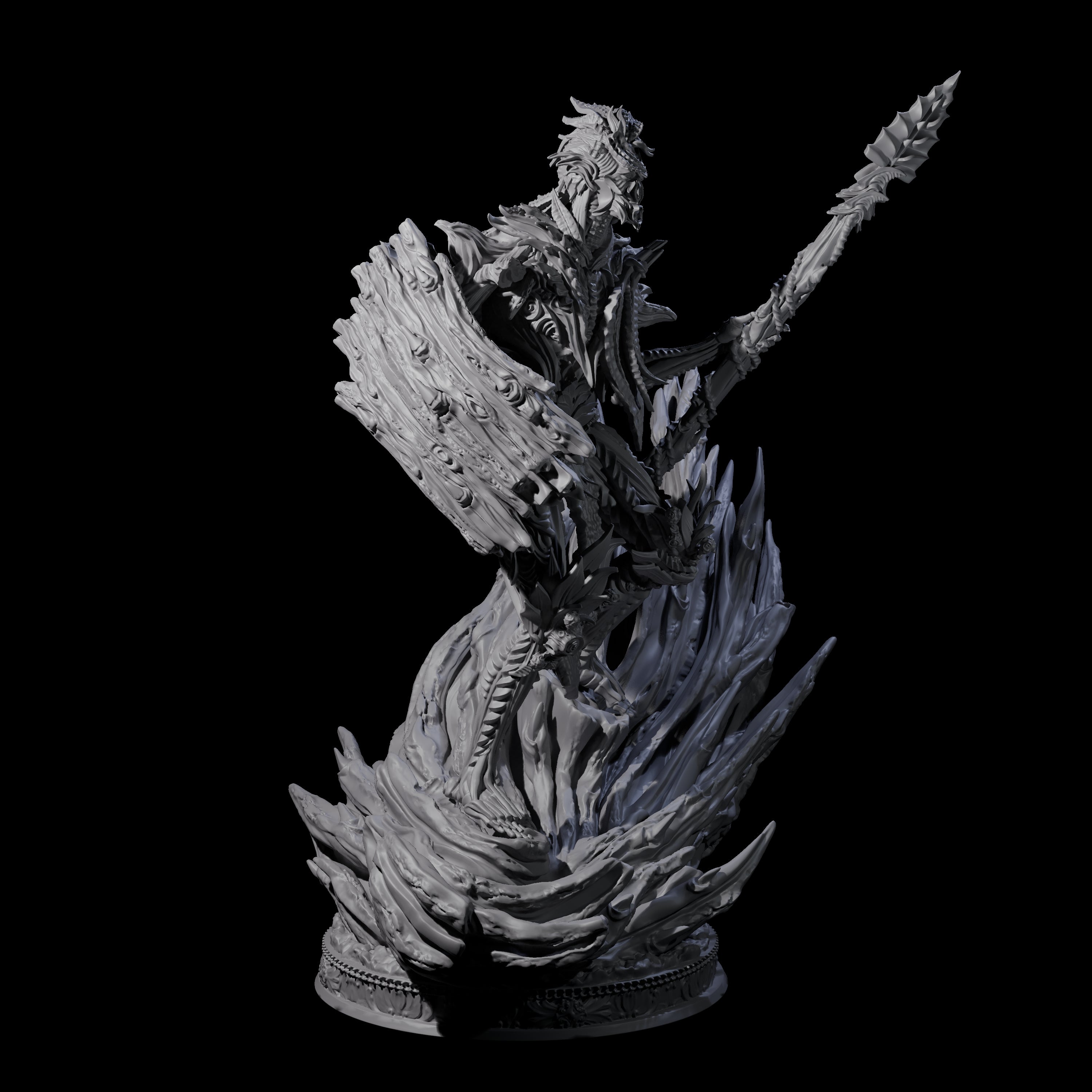 Towering Wood Woad Miniature for Dungeons and Dragons, Pathfinder or other TTRPGs