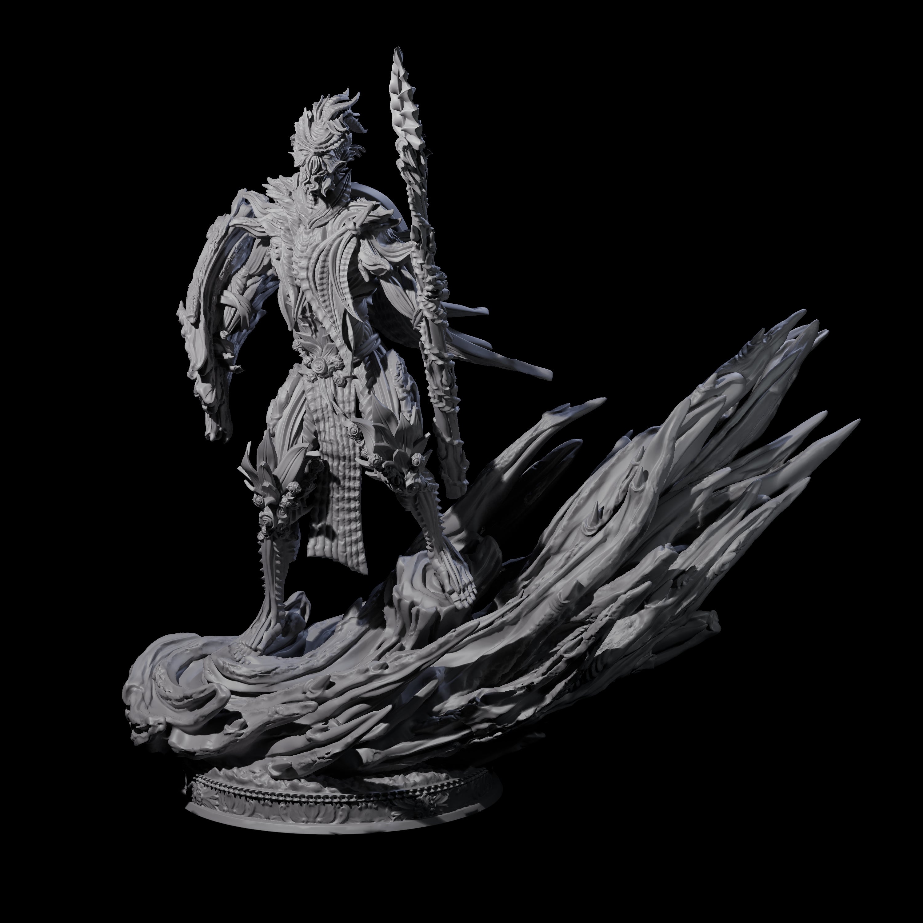 Towering Wood Woad Miniature for Dungeons and Dragons, Pathfinder or other TTRPGs