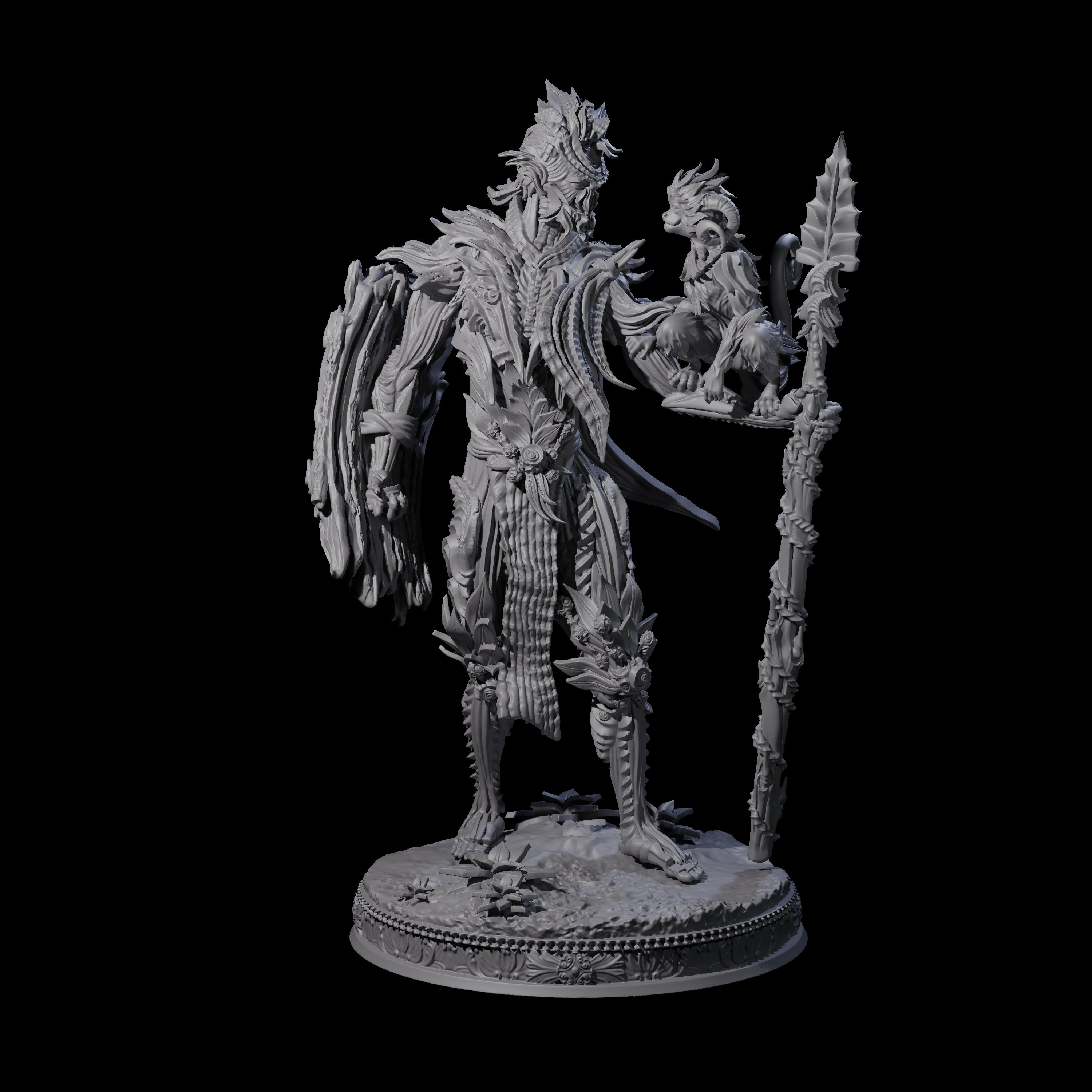 Towering Wood Woad Miniature for Dungeons and Dragons, Pathfinder or other TTRPGs