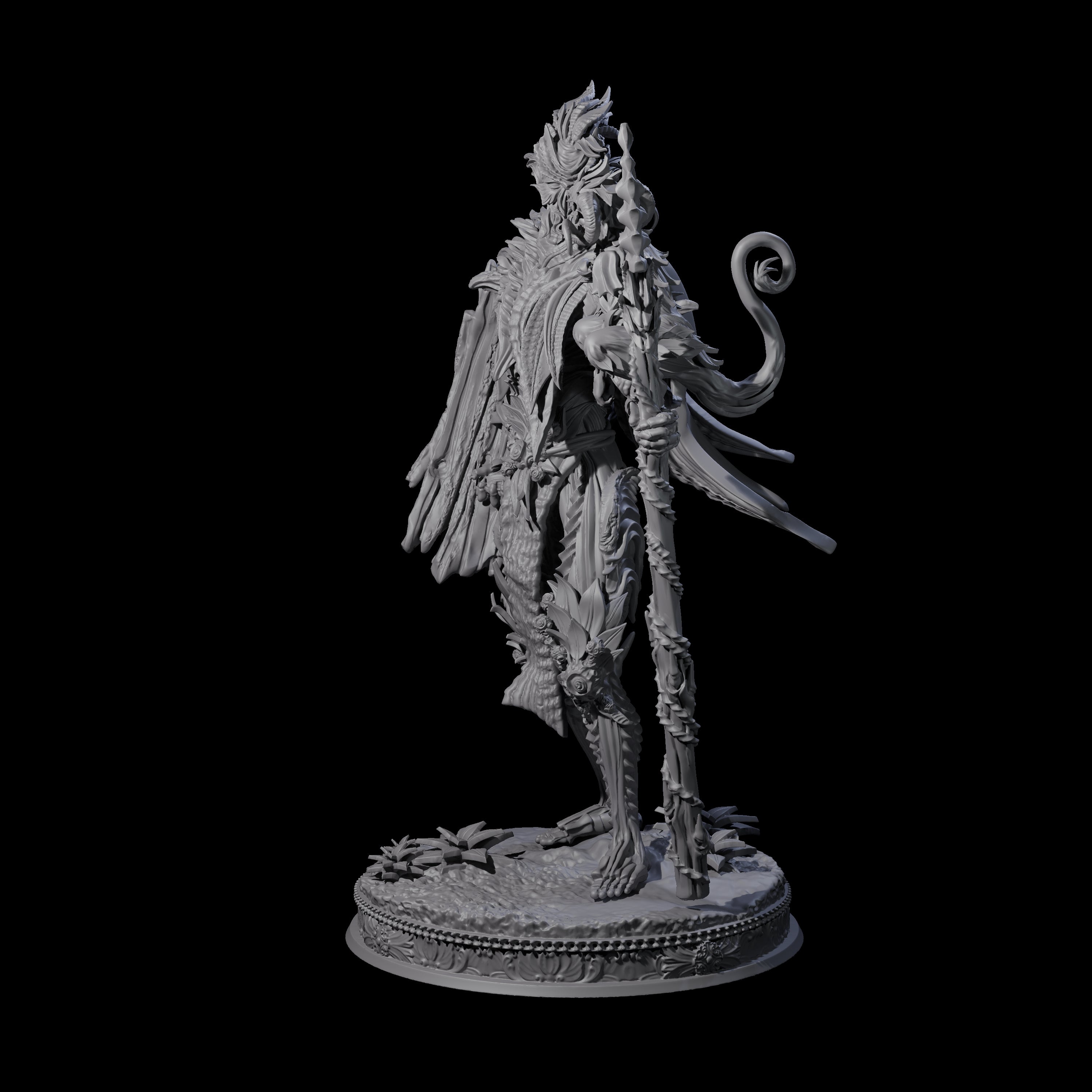 Towering Wood Woad Miniature for Dungeons and Dragons, Pathfinder or other TTRPGs