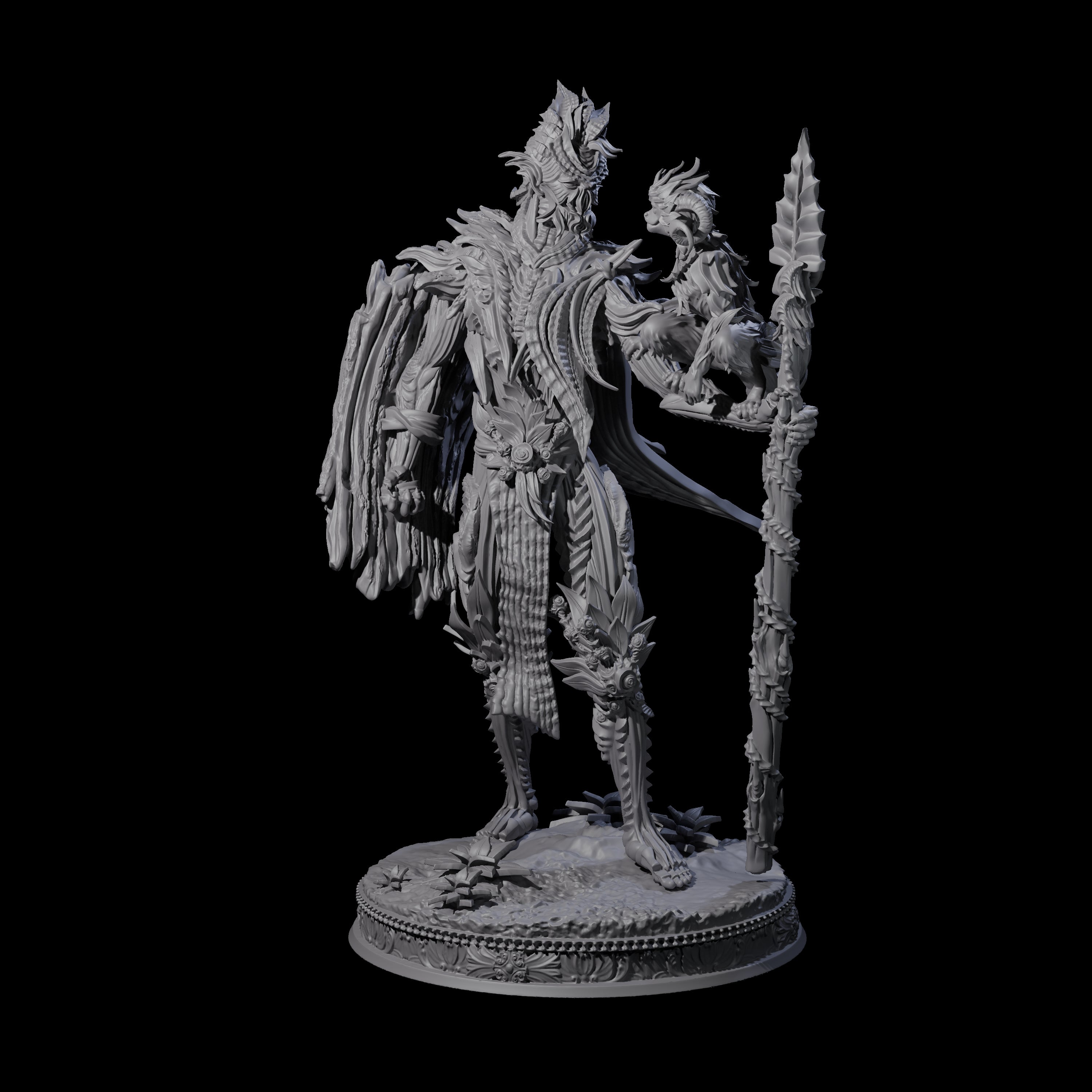 Towering Wood Woad Miniature for Dungeons and Dragons, Pathfinder or other TTRPGs