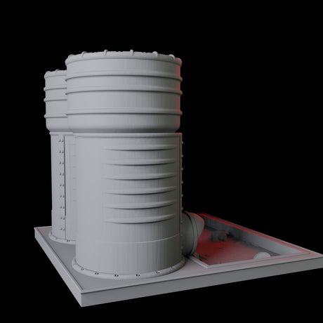 Toxic Tank Dice Tower Miniature for Dungeons and Dragons, Pathfinder or other TTRPGs
