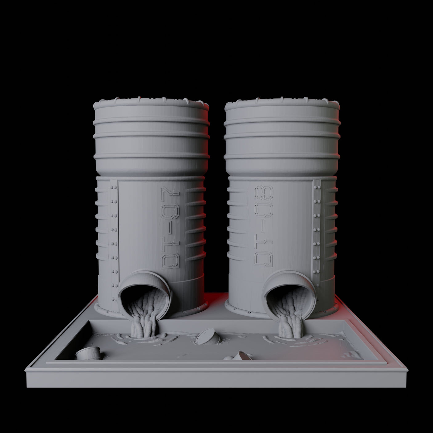 Toxic Tank Dice Tower Miniature for Dungeons and Dragons, Pathfinder or other TTRPGs