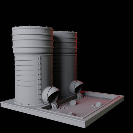 Toxic Tank Dice Tower Miniature for Dungeons and Dragons, Pathfinder or other TTRPGs