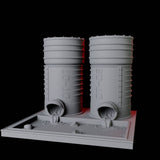 Toxic Tank Dice Tower Miniature for Dungeons and Dragons, Pathfinder or other TTRPGs