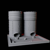 Toxic Tank Dice Tower Miniature for Dungeons and Dragons, Pathfinder or other TTRPGs