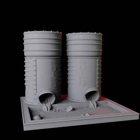 Toxic Tank Dice Tower Miniature for Dungeons and Dragons, Pathfinder or other TTRPGs
