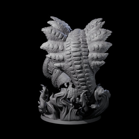 Transformed Mega Djinni Miniature for Dungeons and Dragons, Pathfinder or other TTRPGs