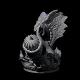 Transformed Mega Djinni Miniature for Dungeons and Dragons, Pathfinder or other TTRPGs