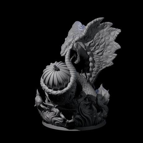 Transformed Mega Djinni Miniature for Dungeons and Dragons, Pathfinder or other TTRPGs