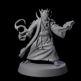 Transforming Evil Magic User Miniature for Dungeons and Dragons, Pathfinder or other TTRPGs
