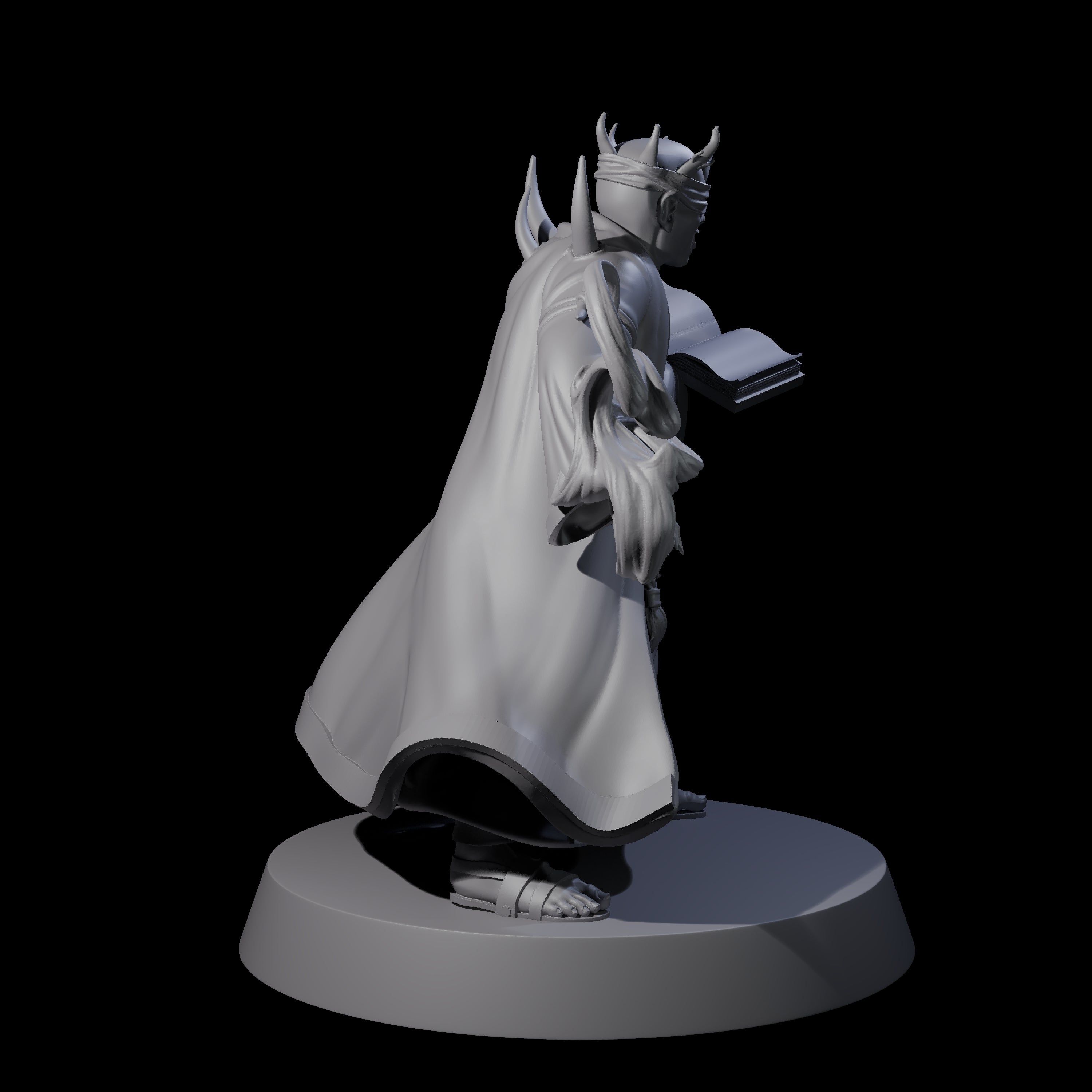 Transforming Evil Magic User Miniature for Dungeons and Dragons, Pathfinder or other TTRPGs