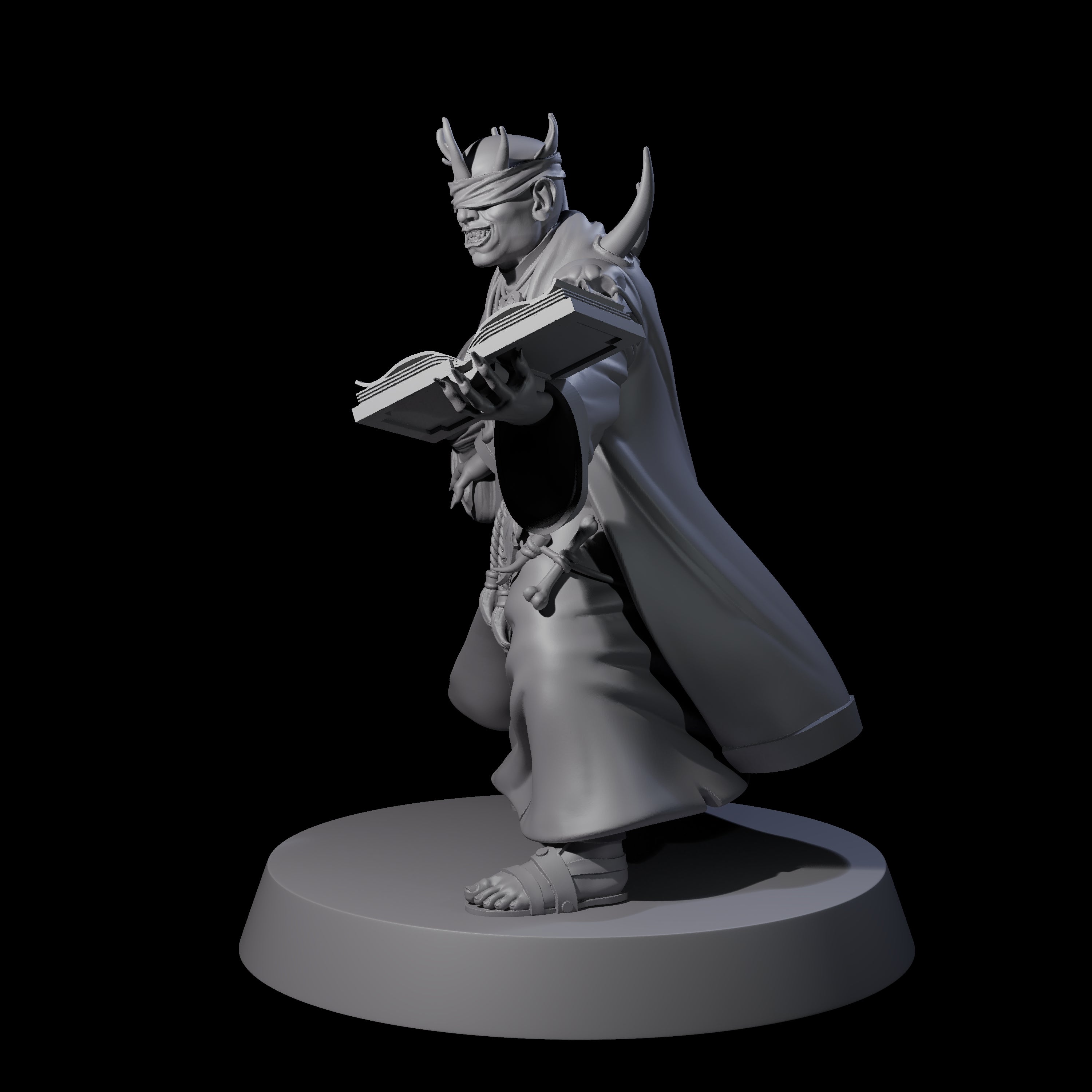 Transforming Evil Magic User Miniature for Dungeons and Dragons, Pathfinder or other TTRPGs