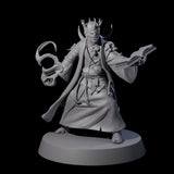 Transforming Evil Magic User Miniature for Dungeons and Dragons, Pathfinder or other TTRPGs