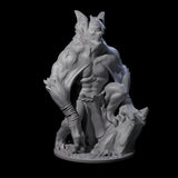 Transforming Vampire Berserker Miniature for Dungeons and Dragons, Pathfinder or other TTRPGs