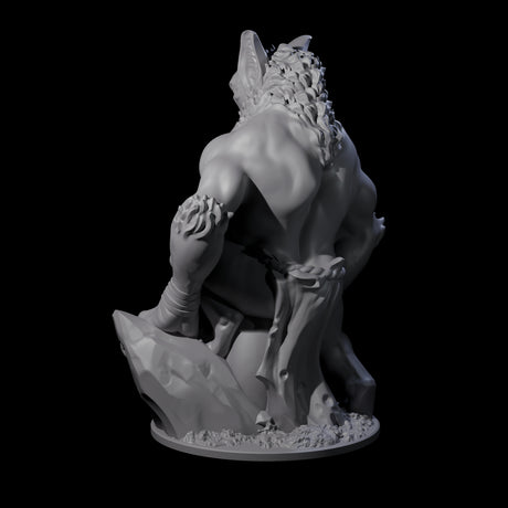 Transforming Vampire Berserker Miniature for Dungeons and Dragons, Pathfinder or other TTRPGs