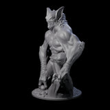 Transforming Vampire Berserker Miniature for Dungeons and Dragons, Pathfinder or other TTRPGs