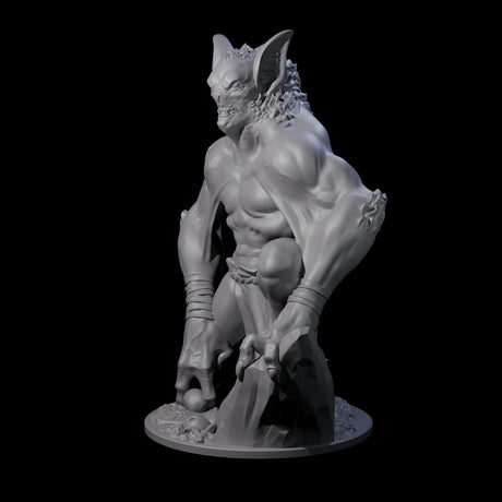 Transforming Vampire Berserker Miniature for Dungeons and Dragons, Pathfinder or other TTRPGs