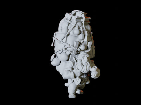 Travelling Dwarf Merchant Miniature for Dungeons and Dragons, Pathfinder or other TTRPGs
