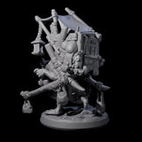 Travelling Kobold Merchant Miniature for Dungeons and Dragons, Pathfinder or other TTRPGs