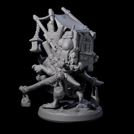 Travelling Kobold Merchant Miniature for Dungeons and Dragons, Pathfinder or other TTRPGs