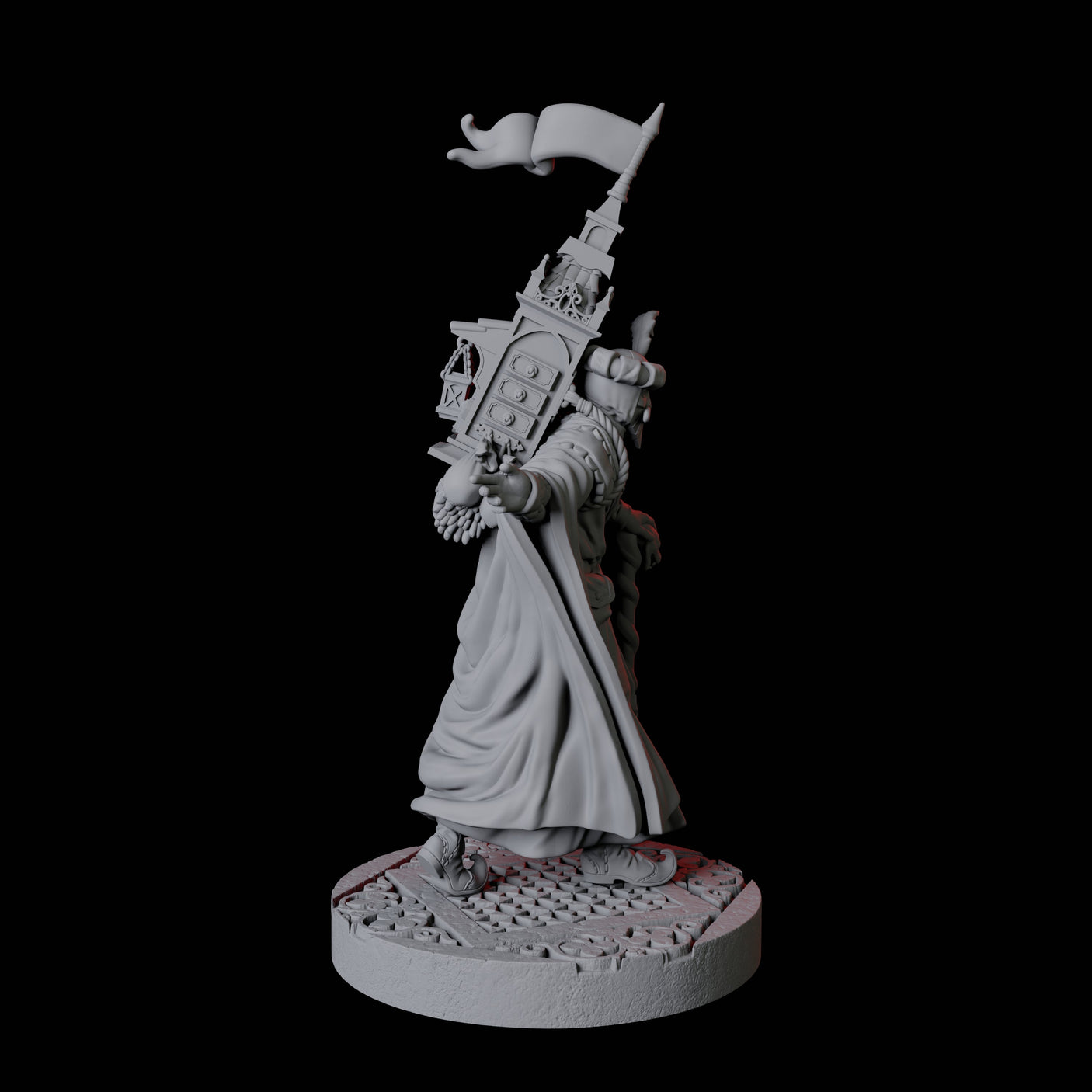 Travelling Merchant of Curios Miniature for Dungeons and Dragons, Pathfinder or other TTRPGs