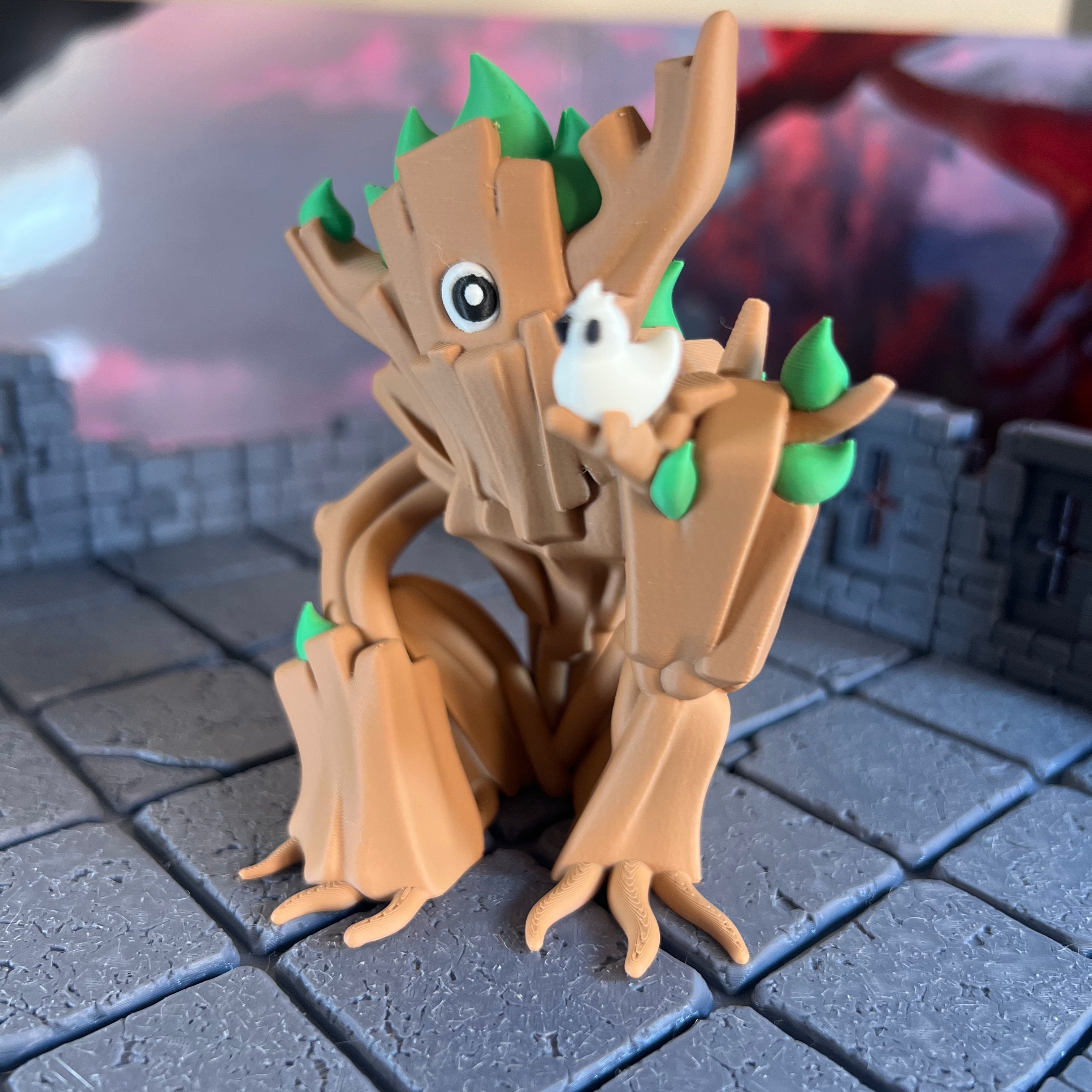 Treant Multicolour Table Ready Miniatures Miniature for Dungeons and Dragons, Pathfinder or other TTRPGs