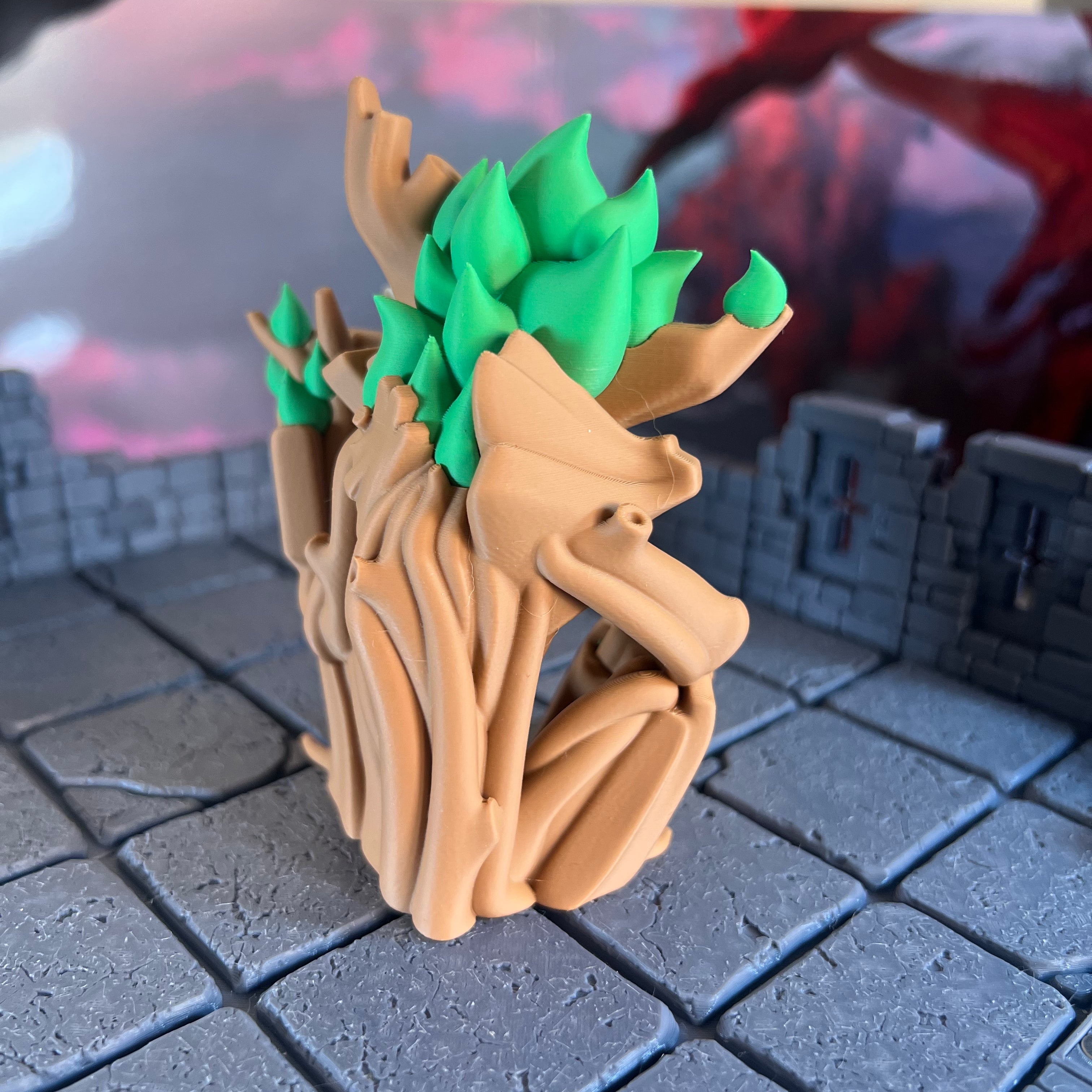 Treant Multicolour Table Ready Miniatures Miniature for Dungeons and Dragons, Pathfinder or other TTRPGs