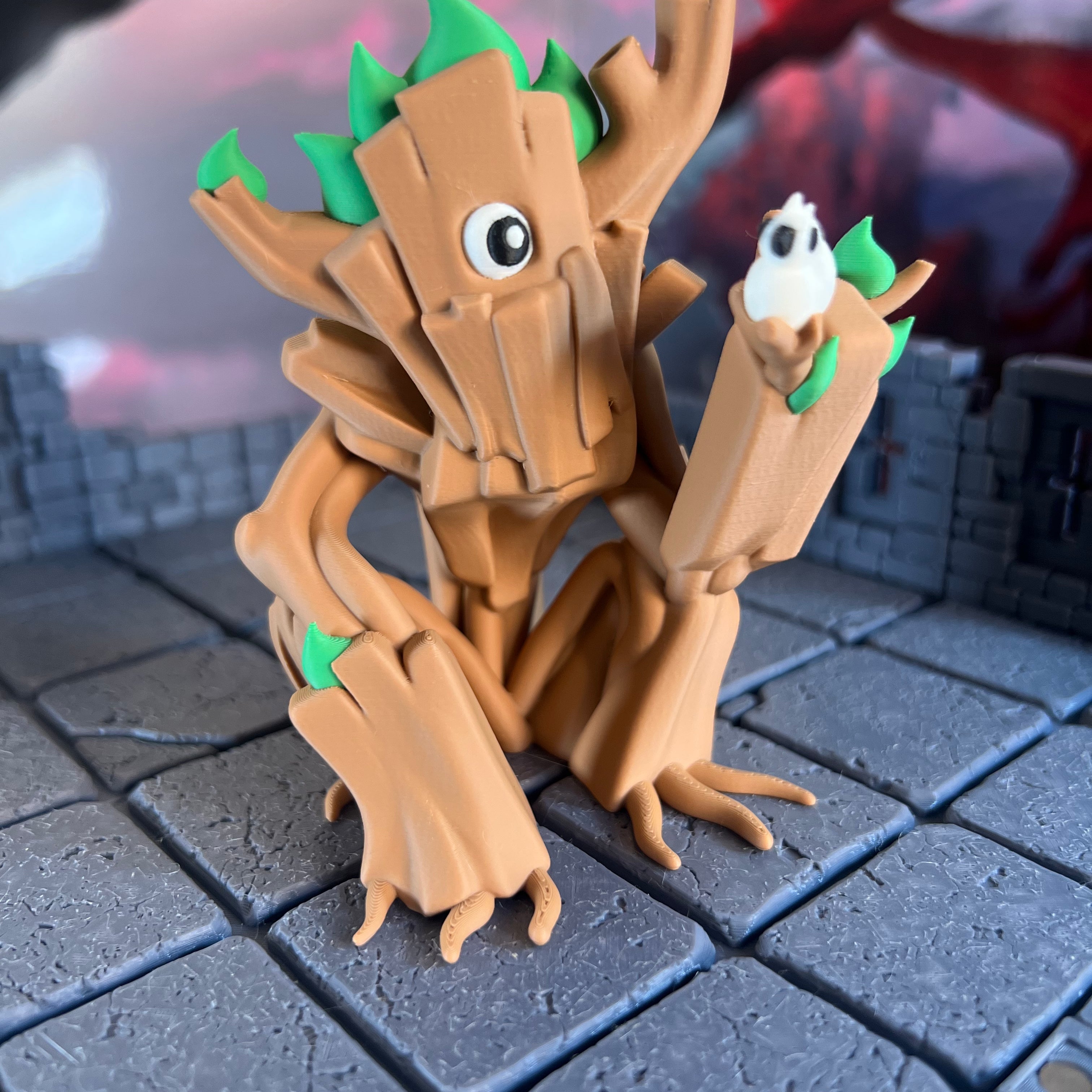 Treant Multicolour Table Ready Miniatures Miniature for Dungeons and Dragons, Pathfinder or other TTRPGs