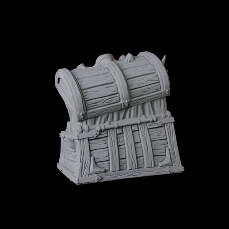 Treasure Chest Mimic A Miniature for Dungeons and Dragons, Pathfinder or other TTRPGs