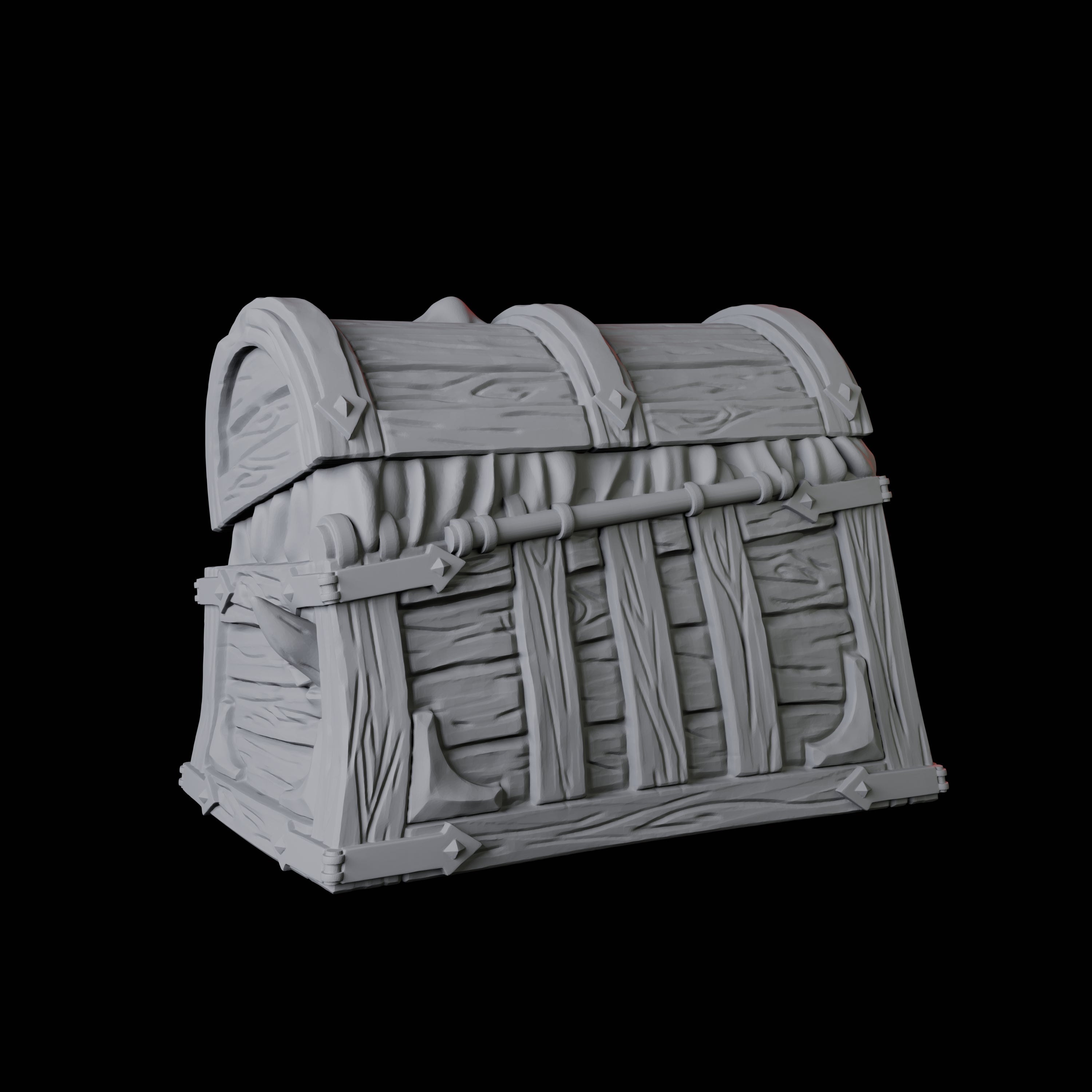 Treasure Chest Mimic C Miniature for Dungeons and Dragons, Pathfinder or other TTRPGs