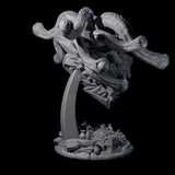 Treasure Hording Beholder Miniature for Dungeons and Dragons, Pathfinder or other TTRPGs