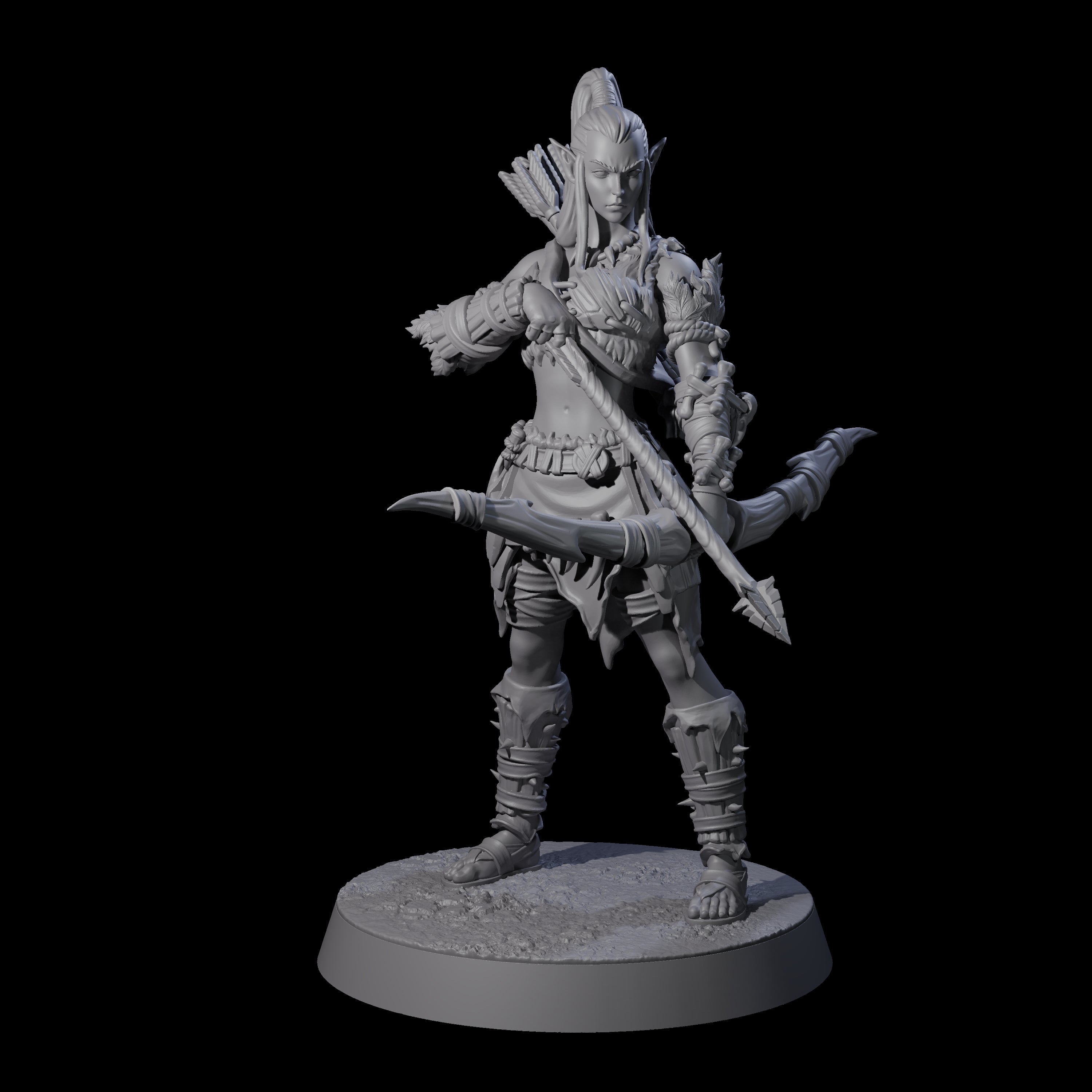 Tree Ranger A Miniature for Dungeons and Dragons, Pathfinder or other TTRPGs