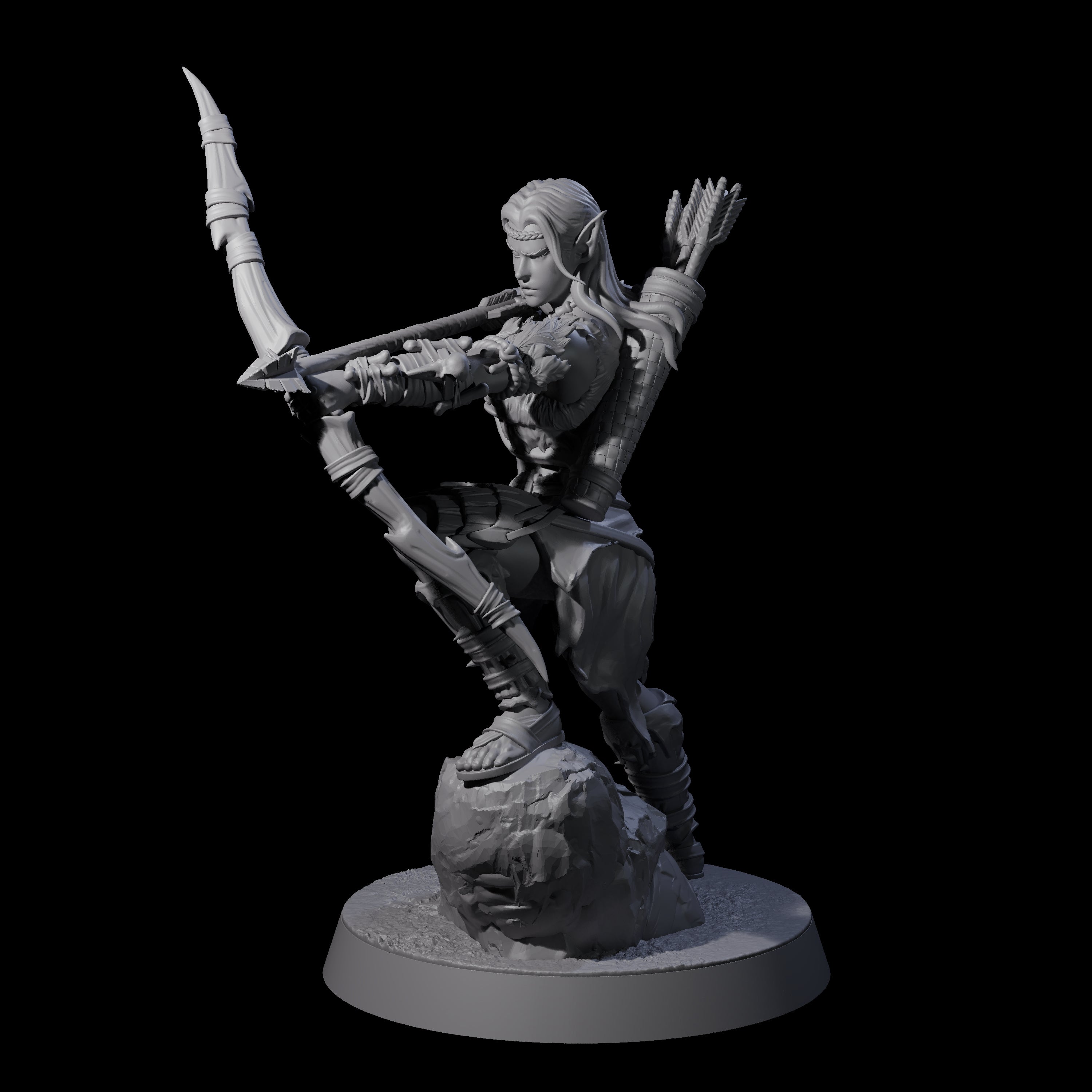 Tree Ranger B Miniature for Dungeons and Dragons, Pathfinder or other TTRPGs