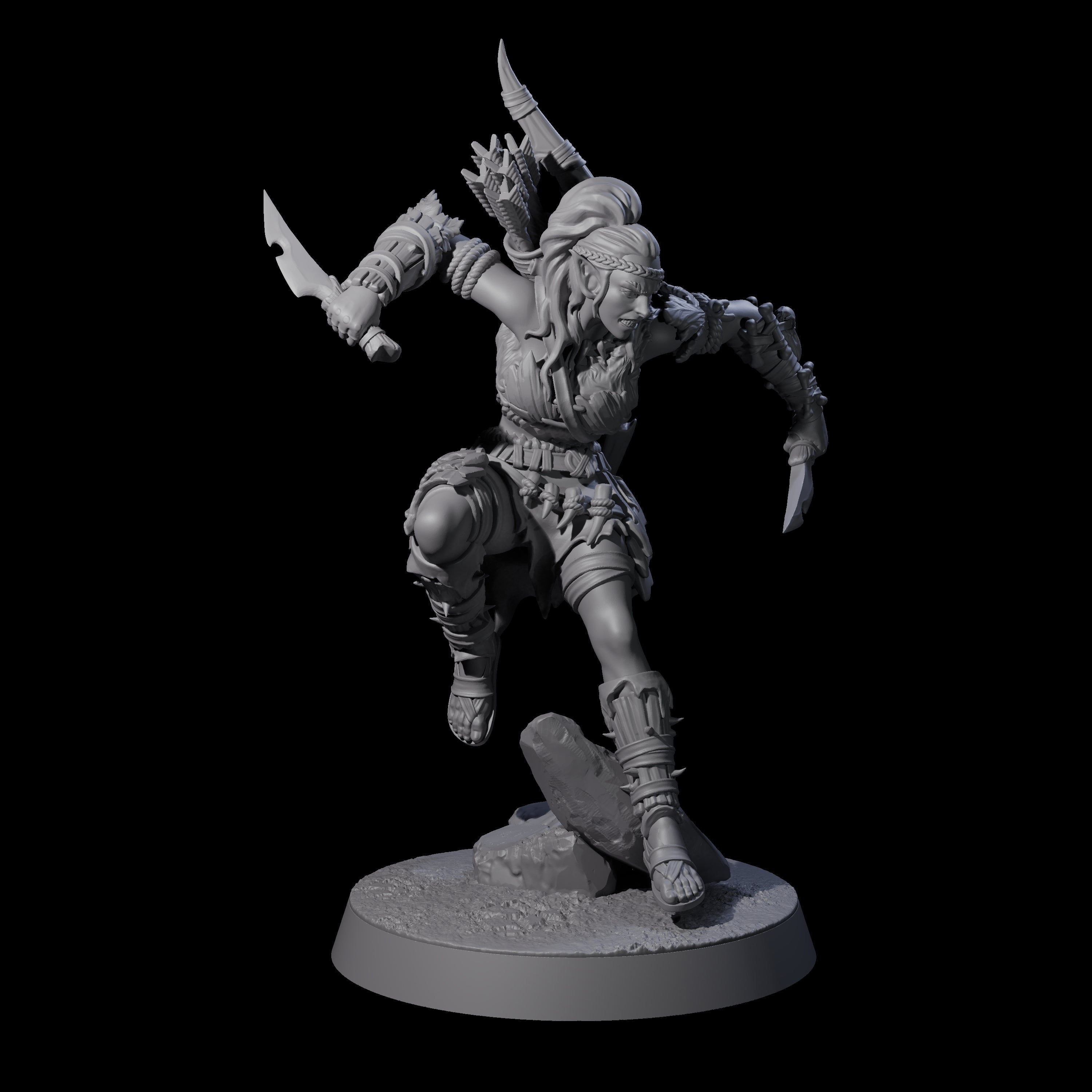 Tree Ranger C Miniature for Dungeons and Dragons, Pathfinder or other TTRPGs