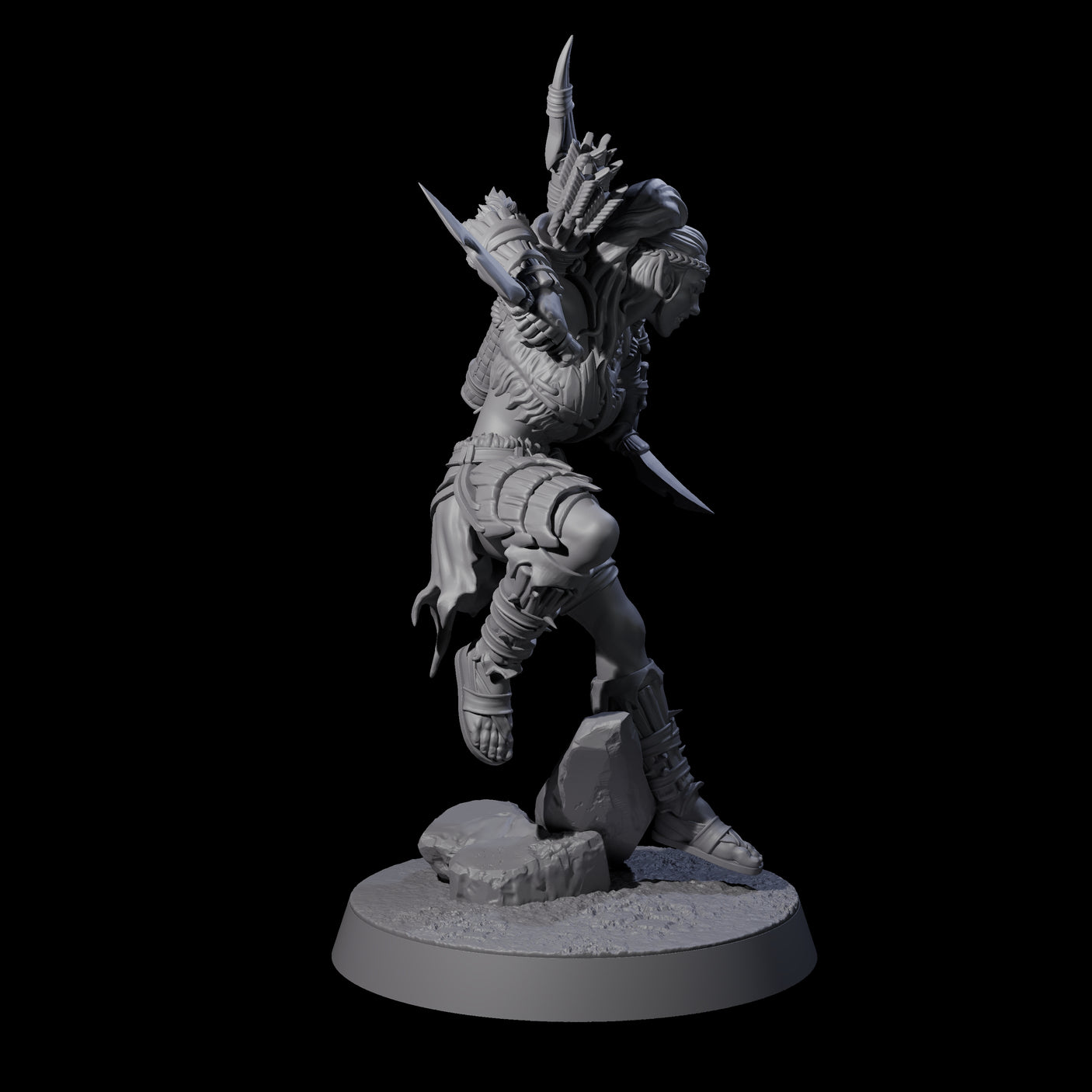 Tree Ranger C Miniature for Dungeons and Dragons, Pathfinder or other TTRPGs