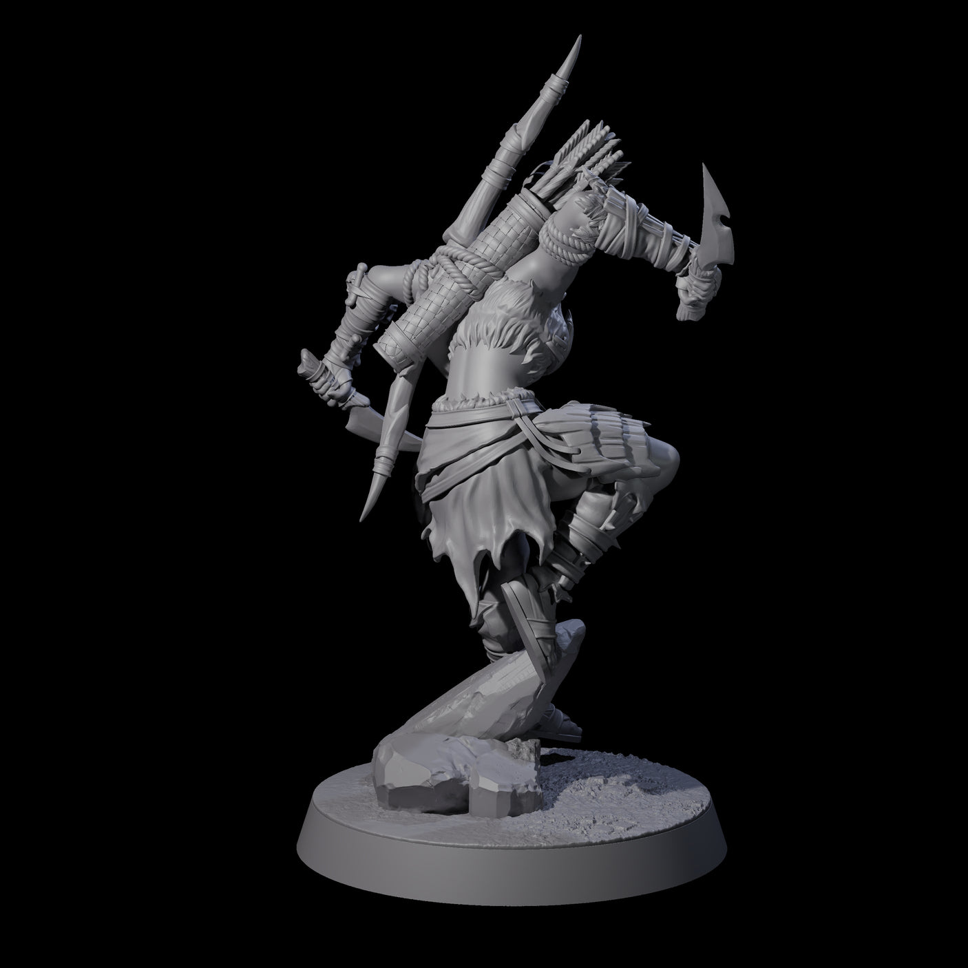 Tree Ranger C Miniature for Dungeons and Dragons, Pathfinder or other TTRPGs