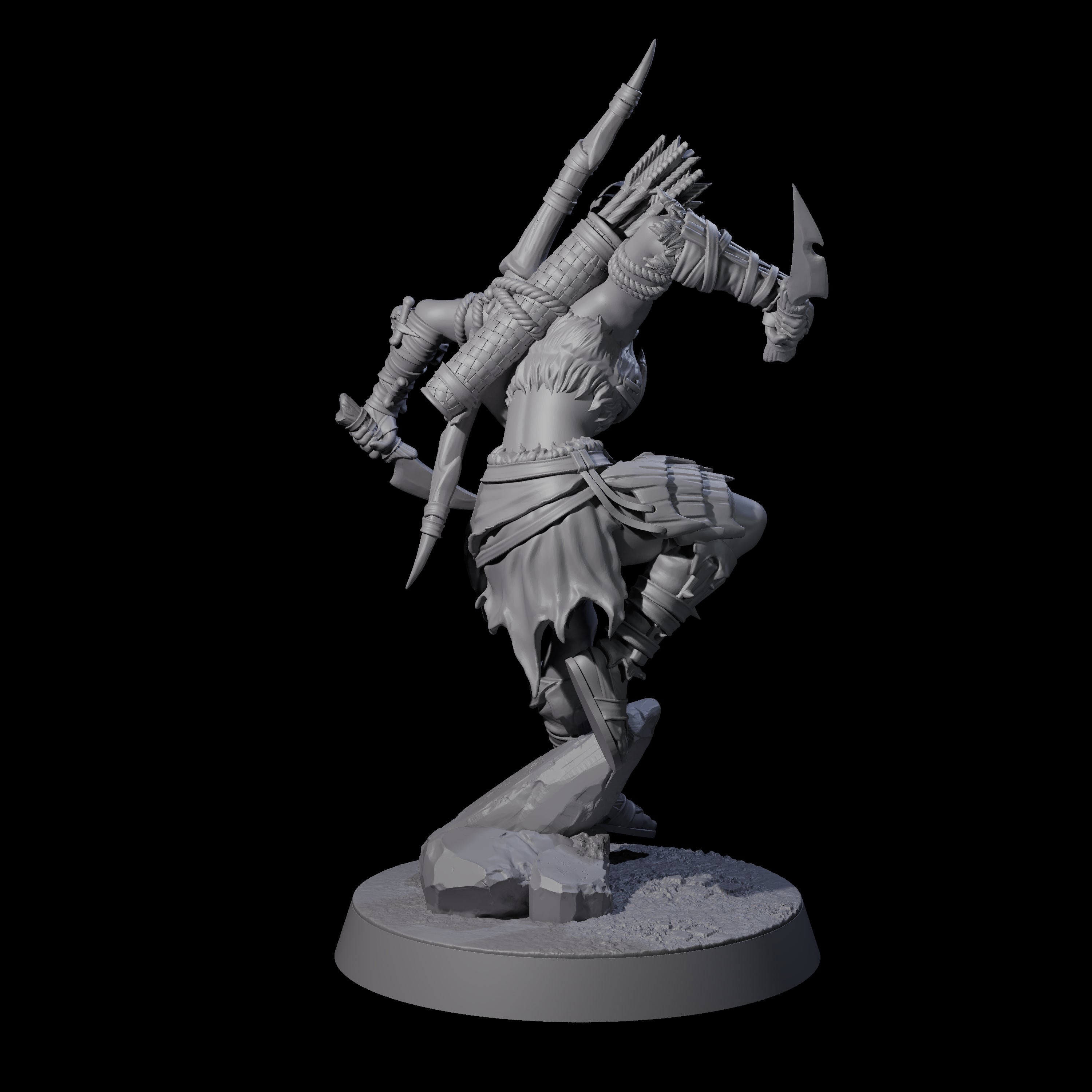 Tree Ranger C Miniature for Dungeons and Dragons, Pathfinder or other TTRPGs