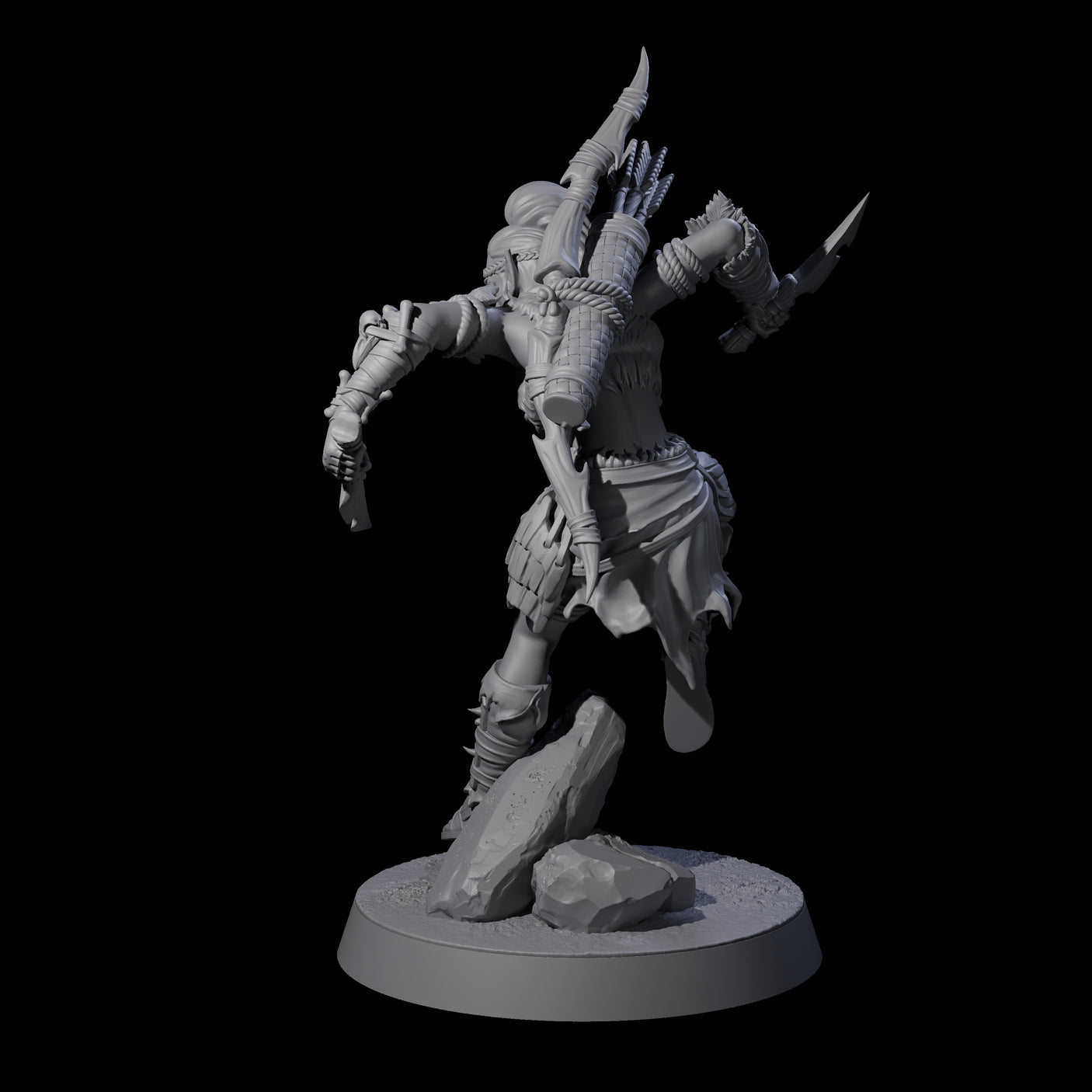 Tree Ranger C Miniature for Dungeons and Dragons, Pathfinder or other TTRPGs