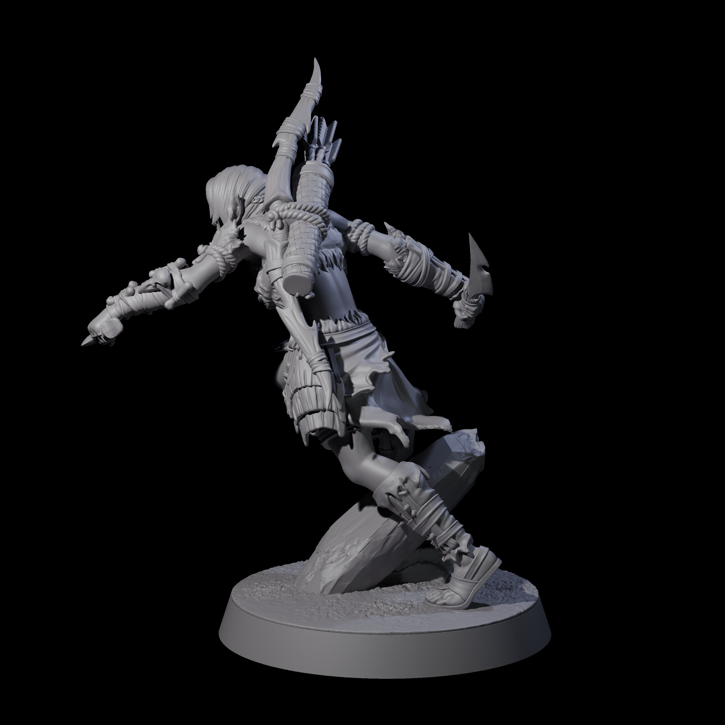 Tree Ranger D Miniature for Dungeons and Dragons, Pathfinder or other TTRPGs